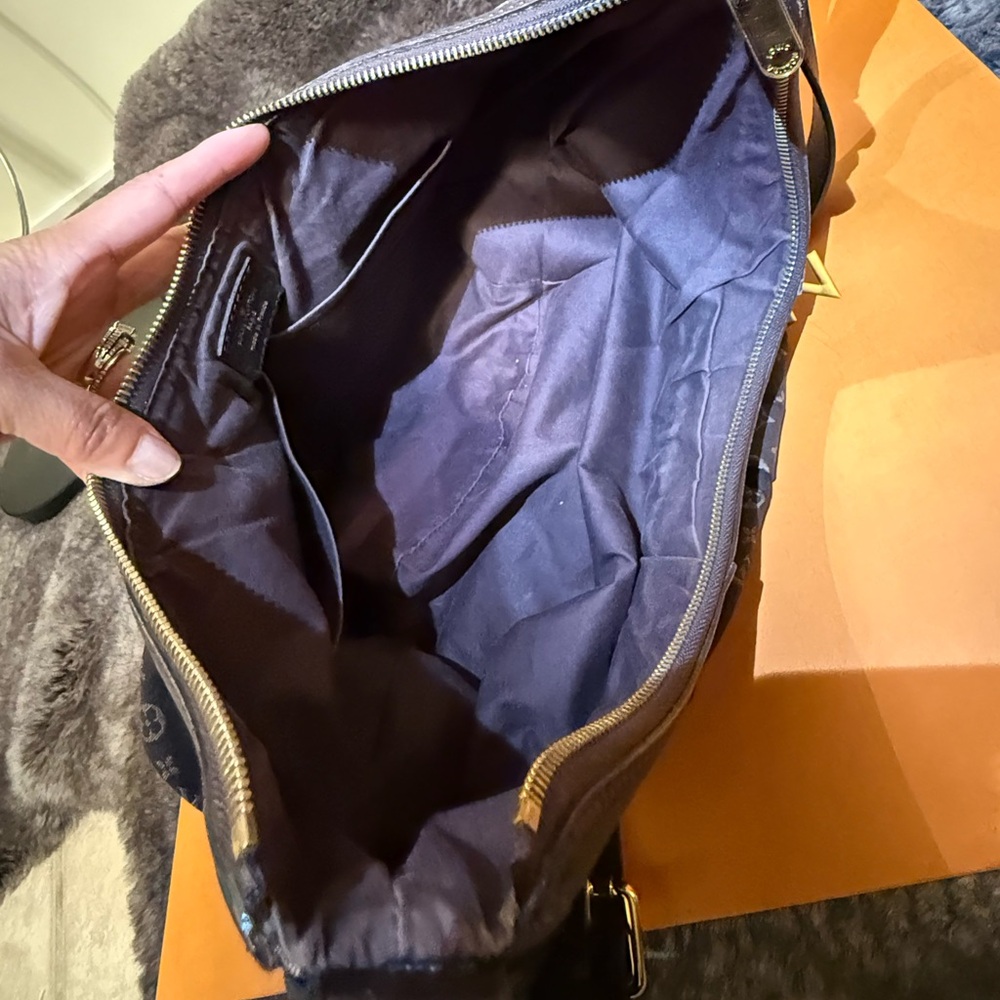 Louis Vuitton Monogram Idylle Rhapsodie Hobo shoulder bag in the "Encre" color - Picture 9 of 12